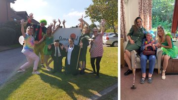 Fancy dress Friday is a roaring success at Sutton-in-Ashfield care home